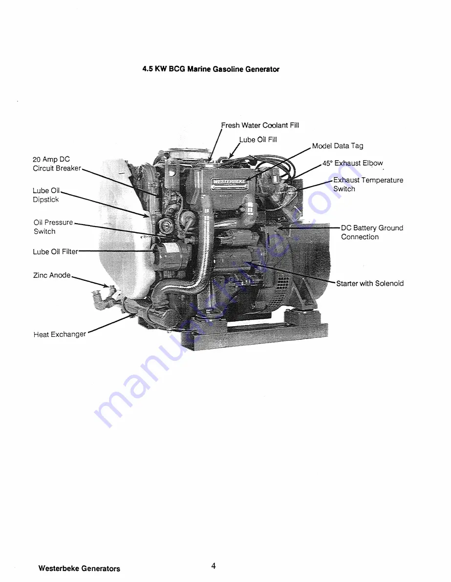 Westerbeke 3.5 KW BCG 50Hz Скачать руководство пользователя страница 8