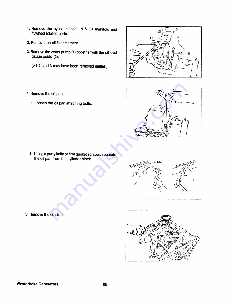 Westerbeke 3.5 KW BCG 50Hz Technical Manual Download Page 62