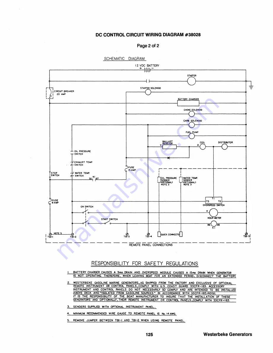 Westerbeke 3.5 KW BCG 50Hz Скачать руководство пользователя страница 129