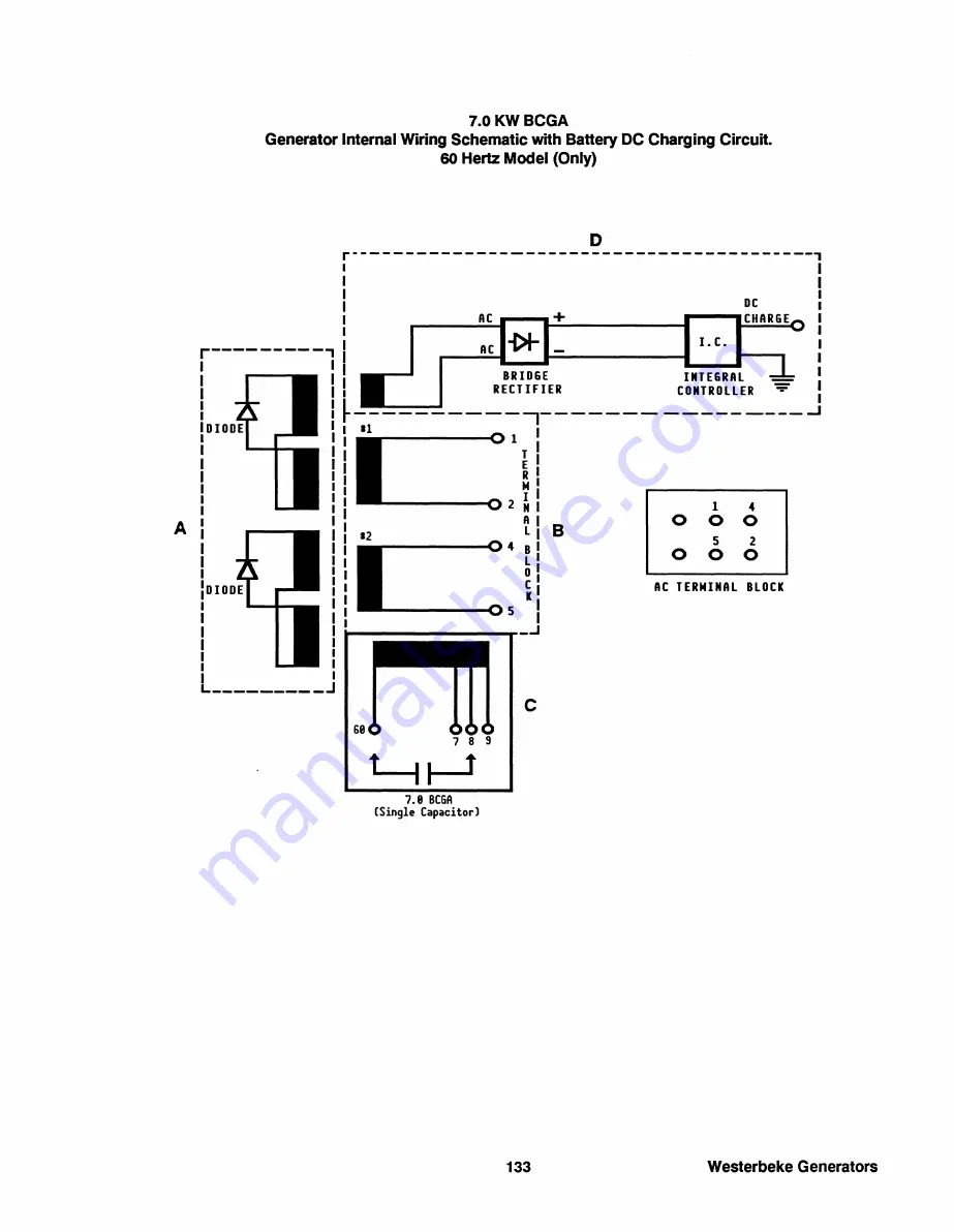 Westerbeke 3.5 KW BCG 50Hz Скачать руководство пользователя страница 137