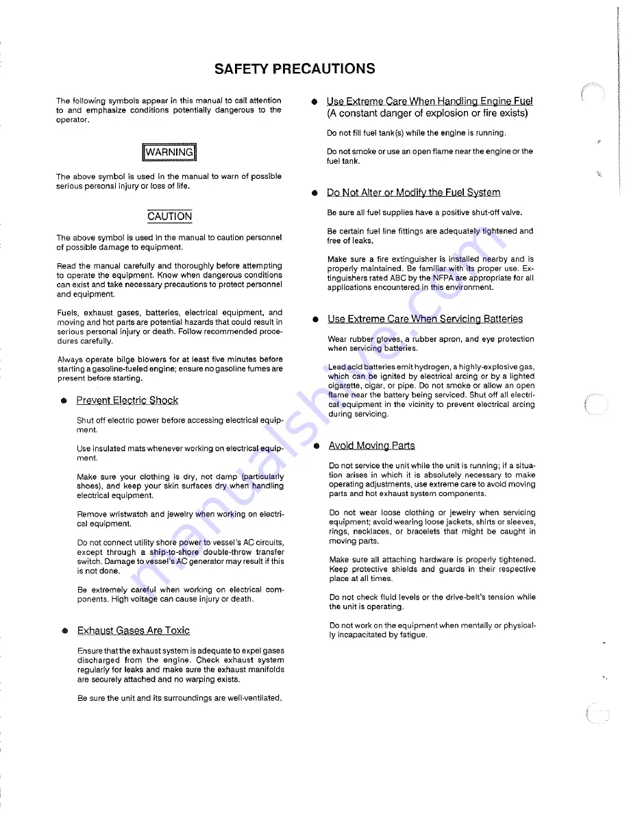 Westerbeke 35B THREE Operator'S Manual Download Page 2