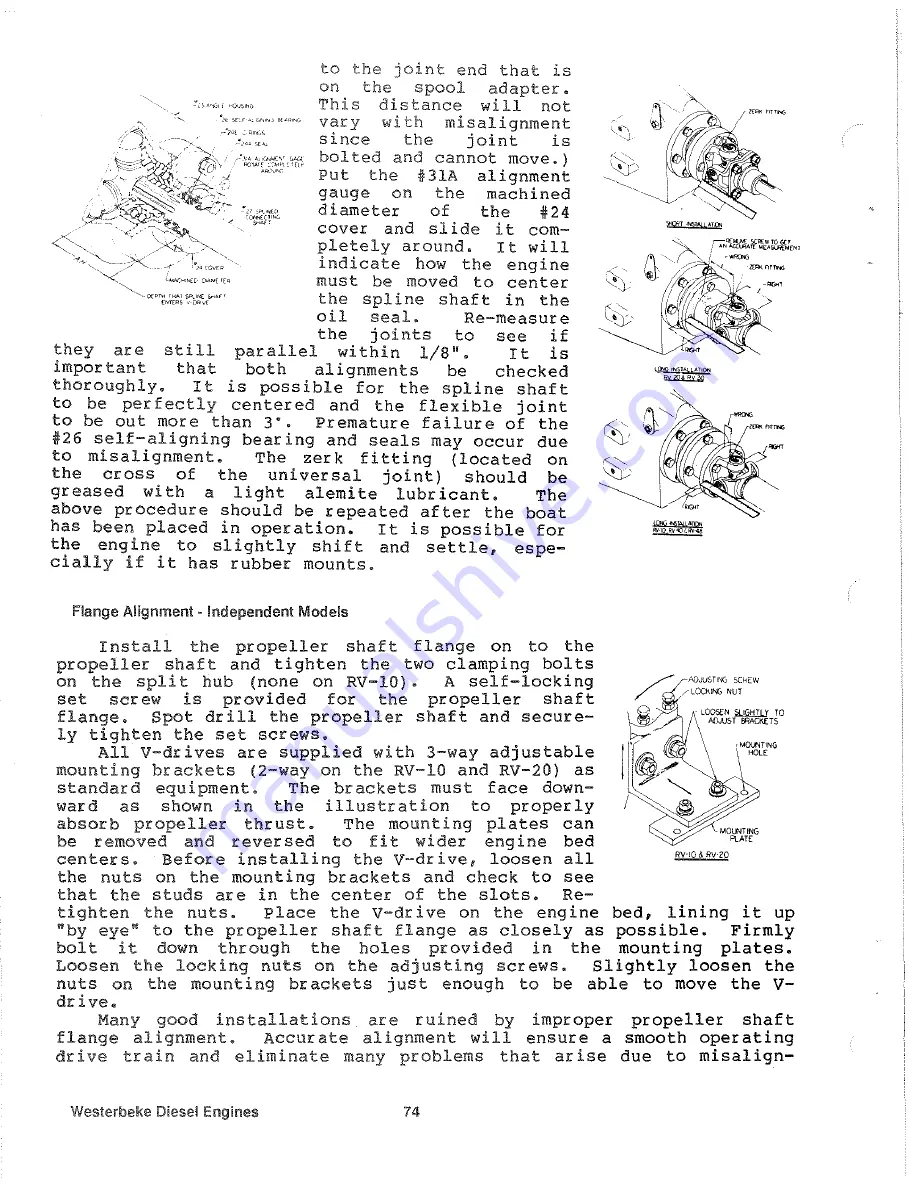 Westerbeke 35B THREE Operator'S Manual Download Page 76