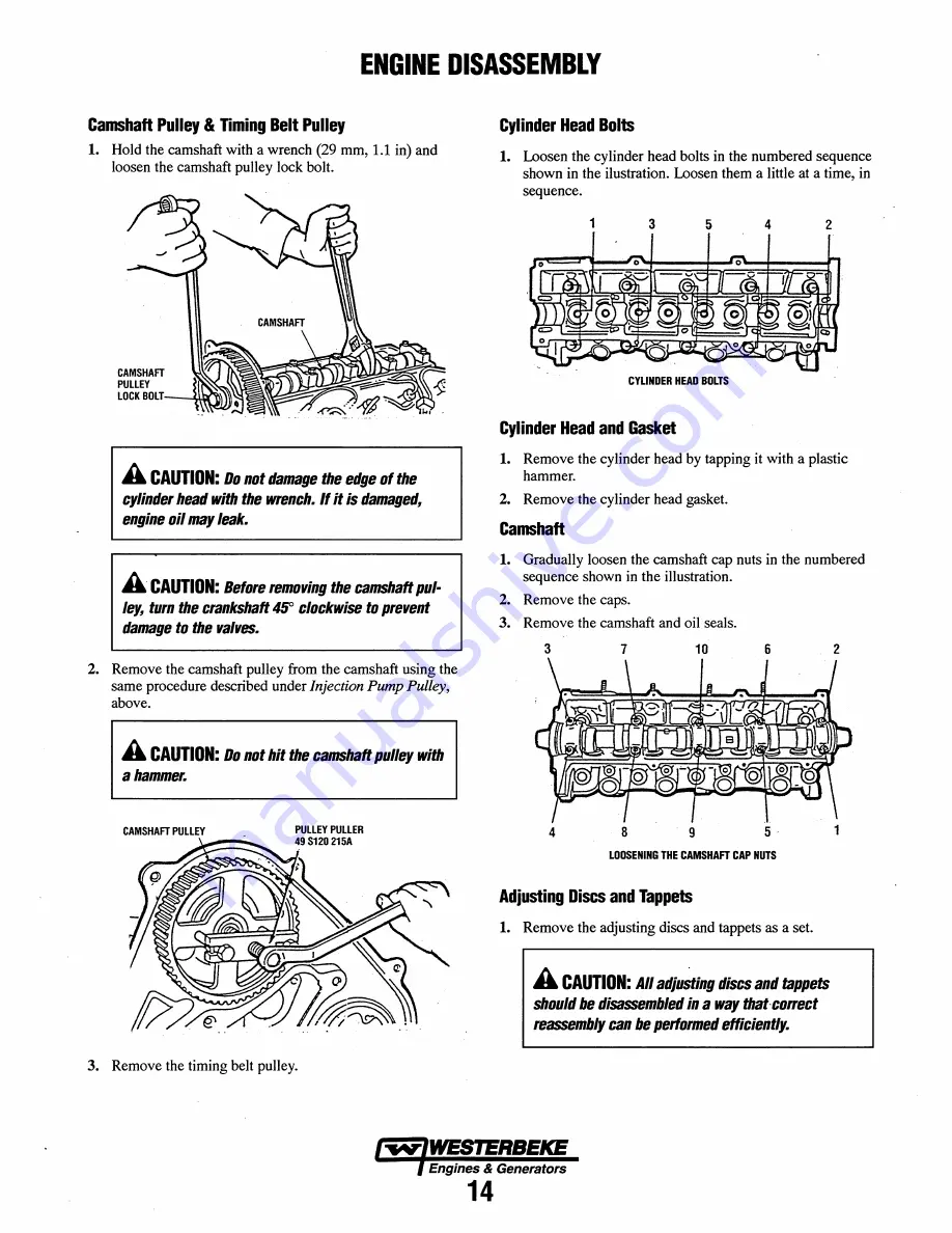 Westerbeke 55A FOUR Service Manual Download Page 20