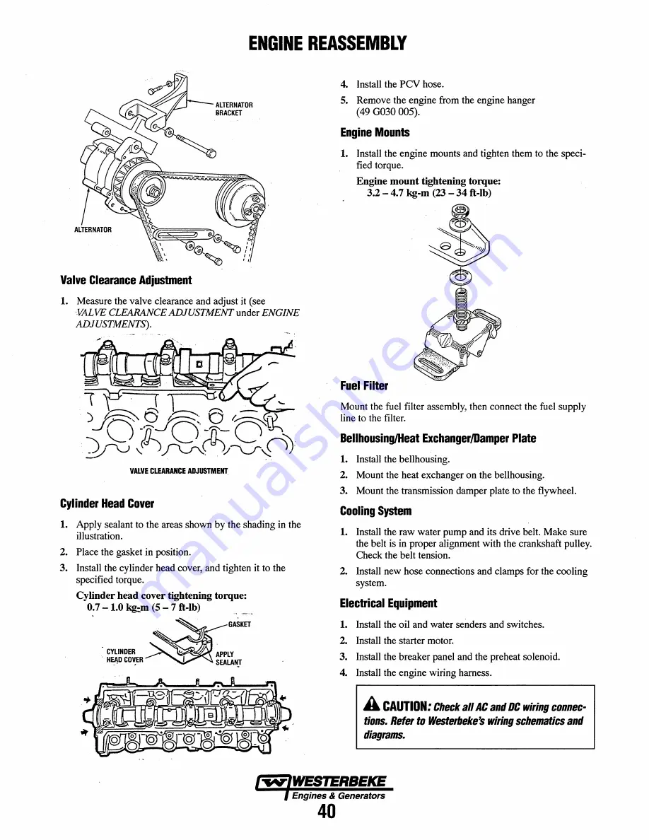 Westerbeke 55A FOUR Service Manual Download Page 46