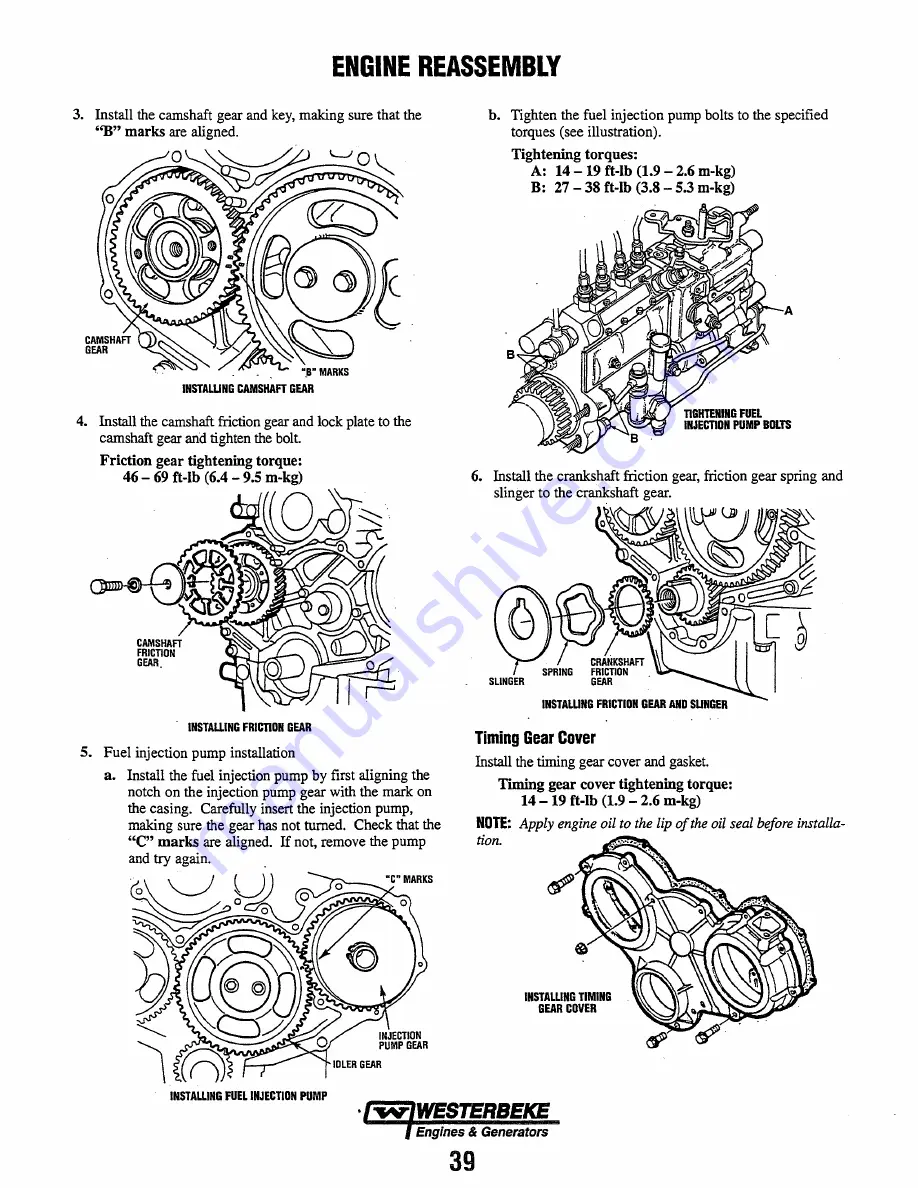 Westerbeke 90A Four Service Manual Download Page 41