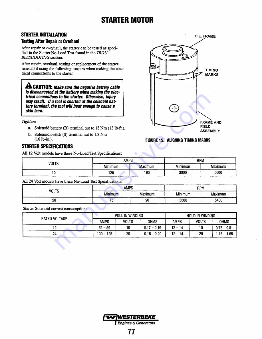 Westerbeke 90A Four Service Manual Download Page 81