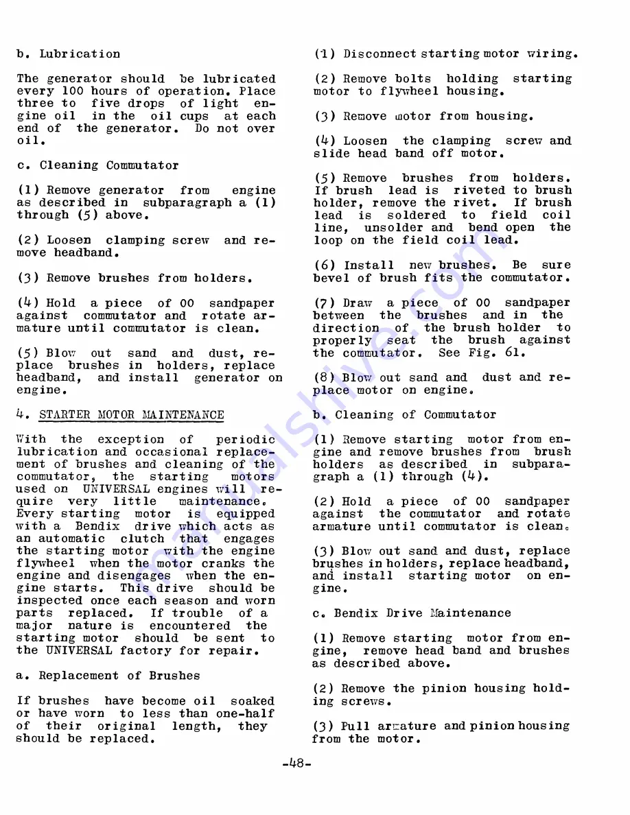 Westerbeke ATOMIC 4 Operation And Maintenance Manual Download Page 59