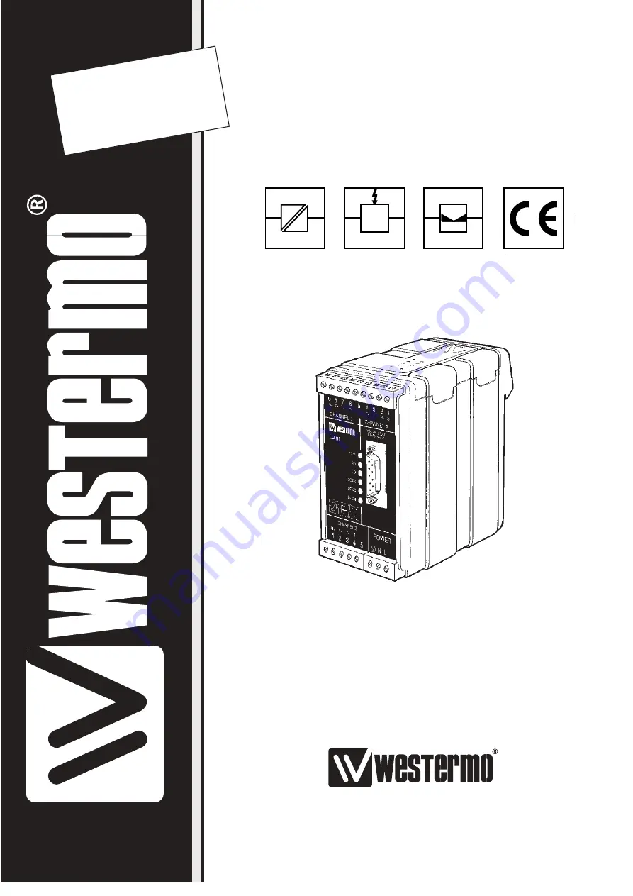 Westermo LD-01 AC Скачать руководство пользователя страница 1