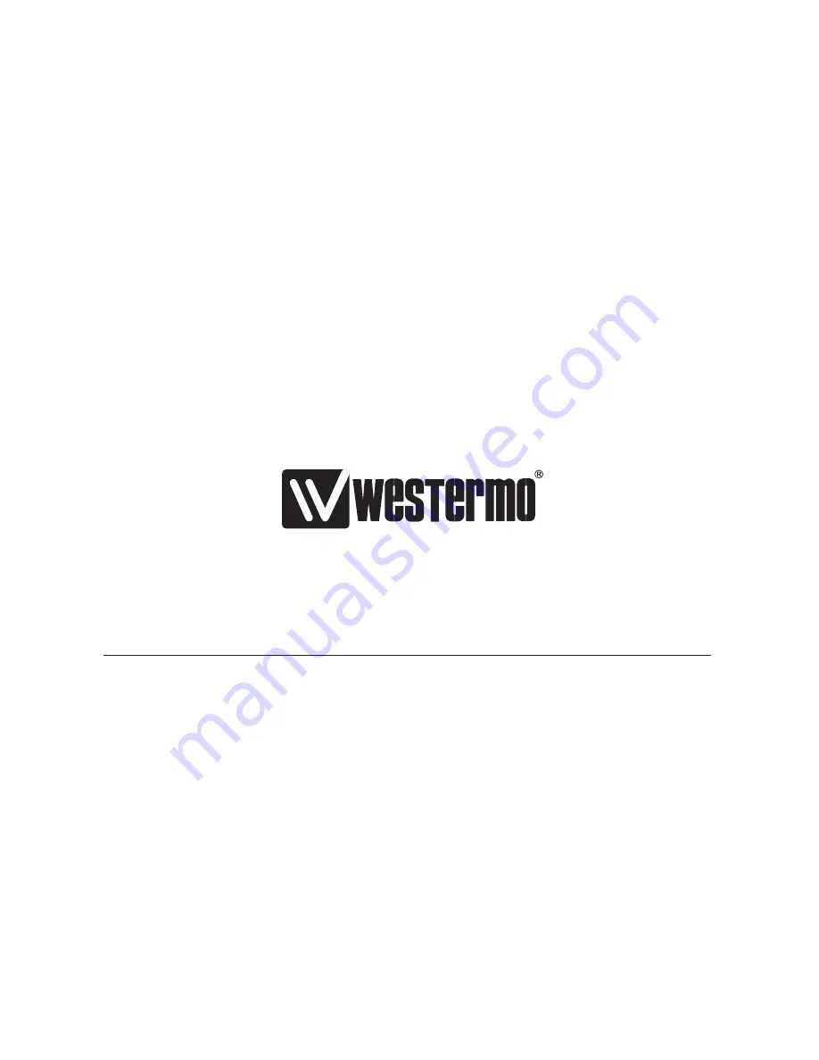 Westermo TR-36B User Manual Download Page 20