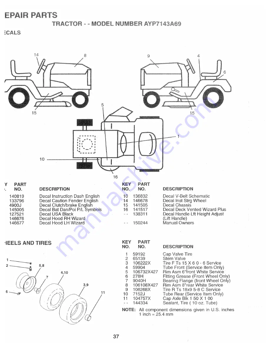 Western Auto AYP7143A69 Wizard Скачать руководство пользователя страница 37