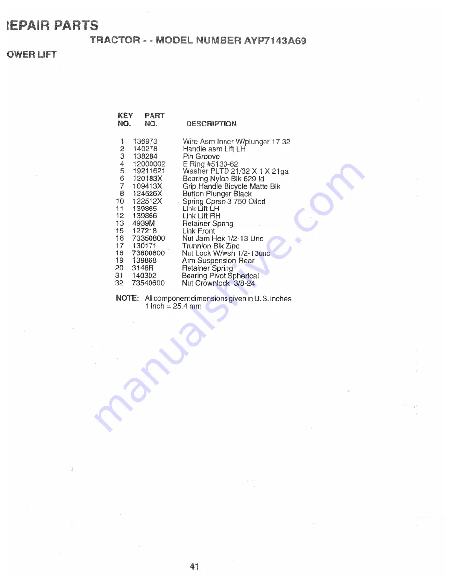 Western Auto AYP7143A69 Wizard Operation And Service Download Page 41