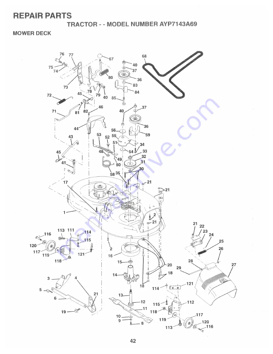 Western Auto AYP7143A69 Wizard Скачать руководство пользователя страница 42