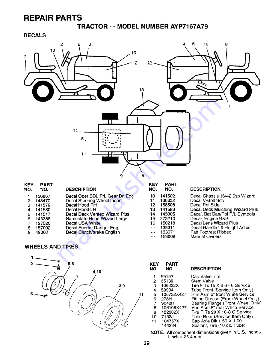 Western Auto AYP7167A79 Скачать руководство пользователя страница 39