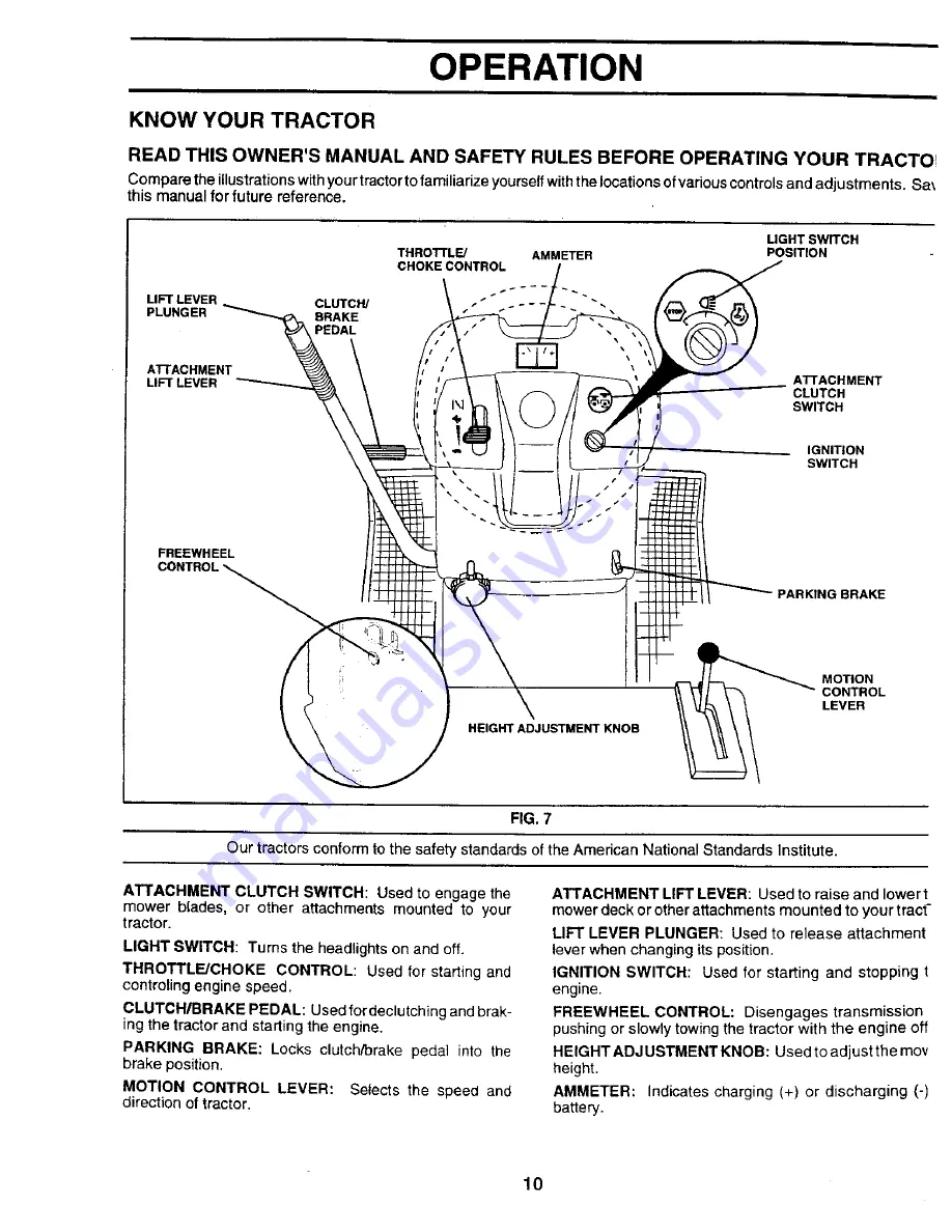 Western Auto Western Auto 917.259930 Operation and Скачать руководство пользователя страница 10