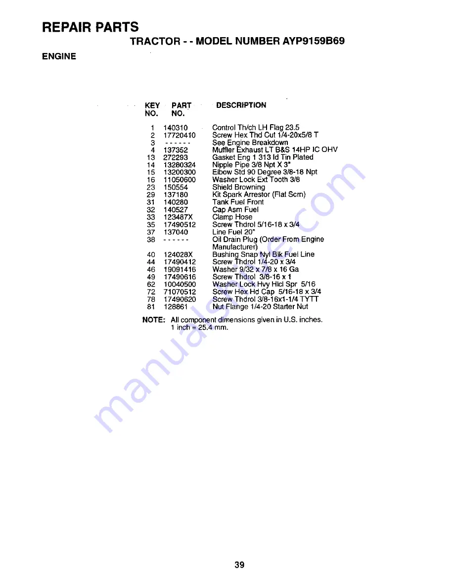 Western Auto Western Auto 917.259930 Operation and Скачать руководство пользователя страница 39