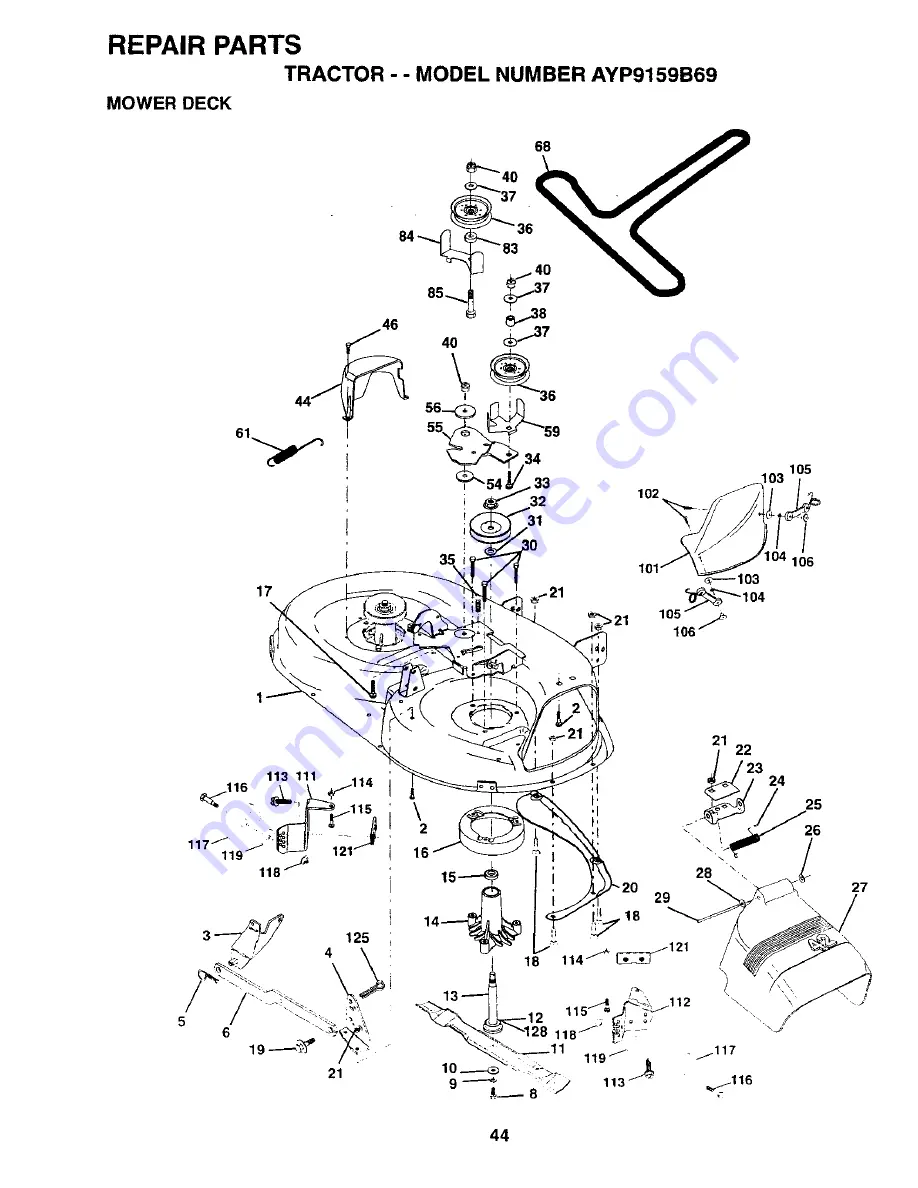 Western Auto Western Auto 917.259930 Operation and Скачать руководство пользователя страница 44