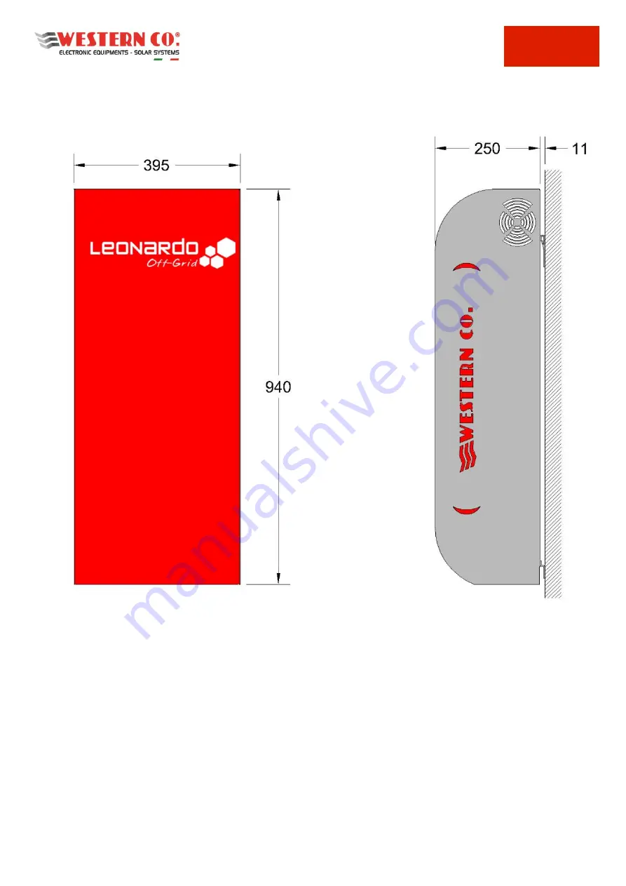 Western Co Leonardo Off-Grid 4kW/3000/48 GE Py Скачать руководство пользователя страница 18