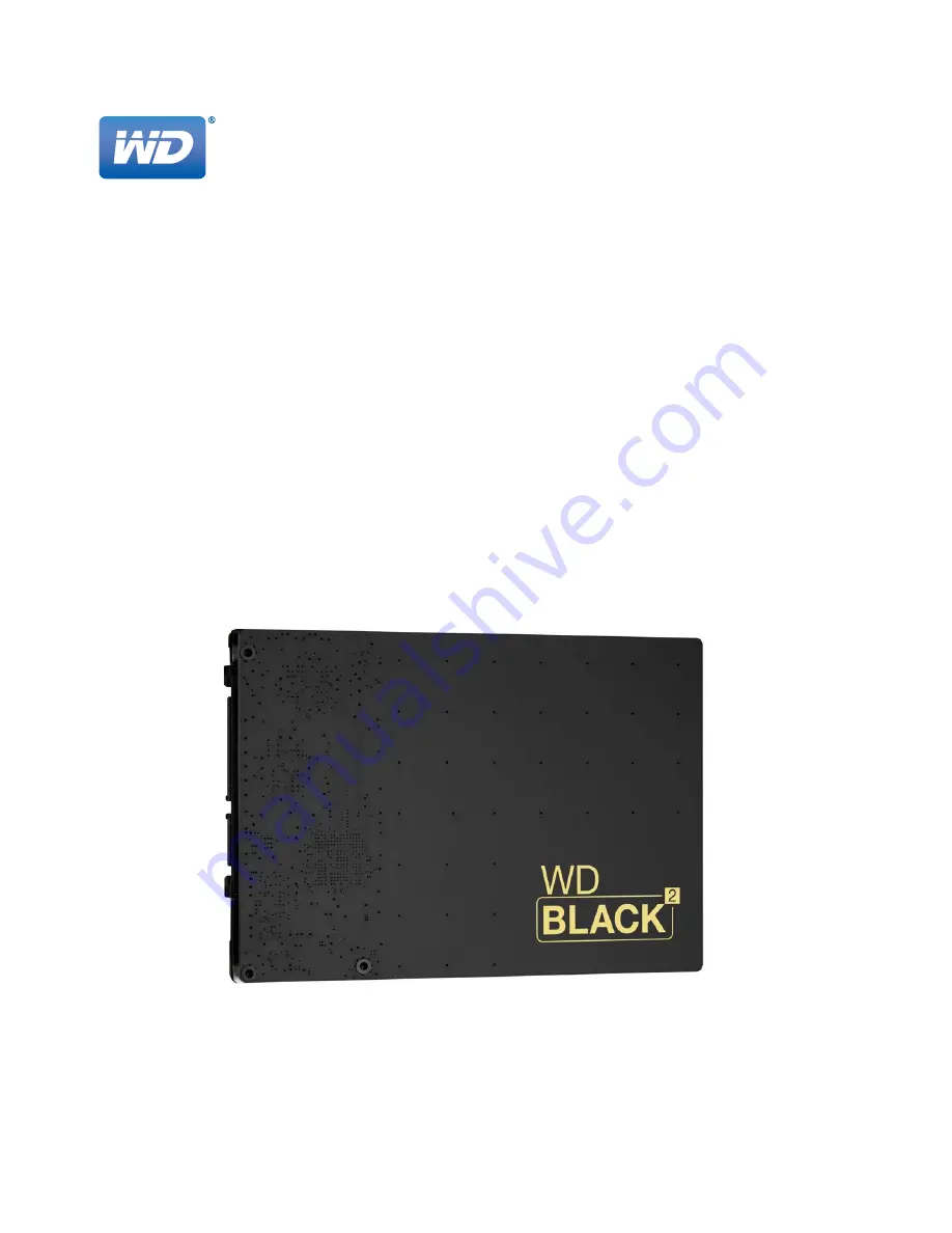 Western Digital Black2 Скачать руководство пользователя страница 1