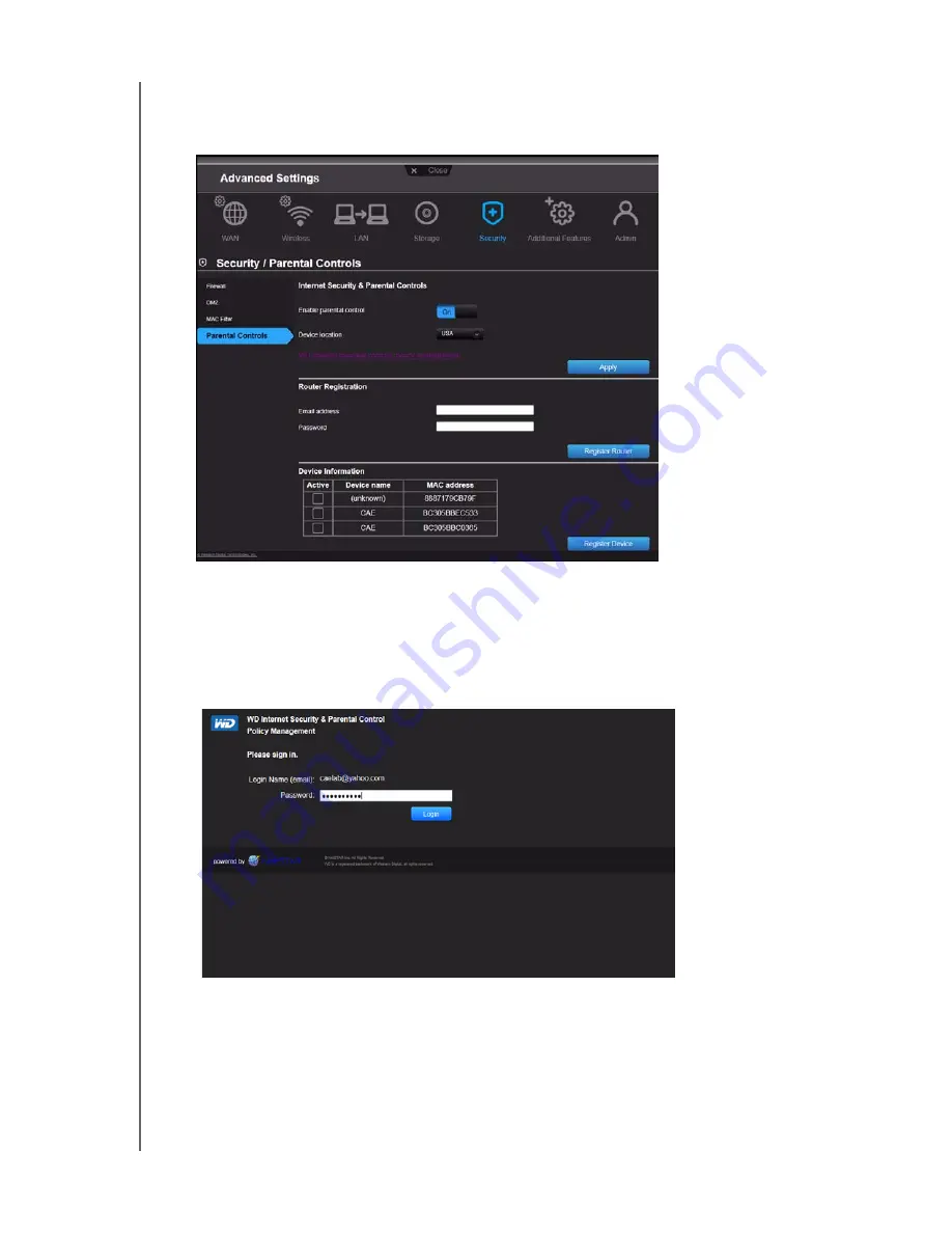 Western Digital My Net N600 User Manual Download Page 61