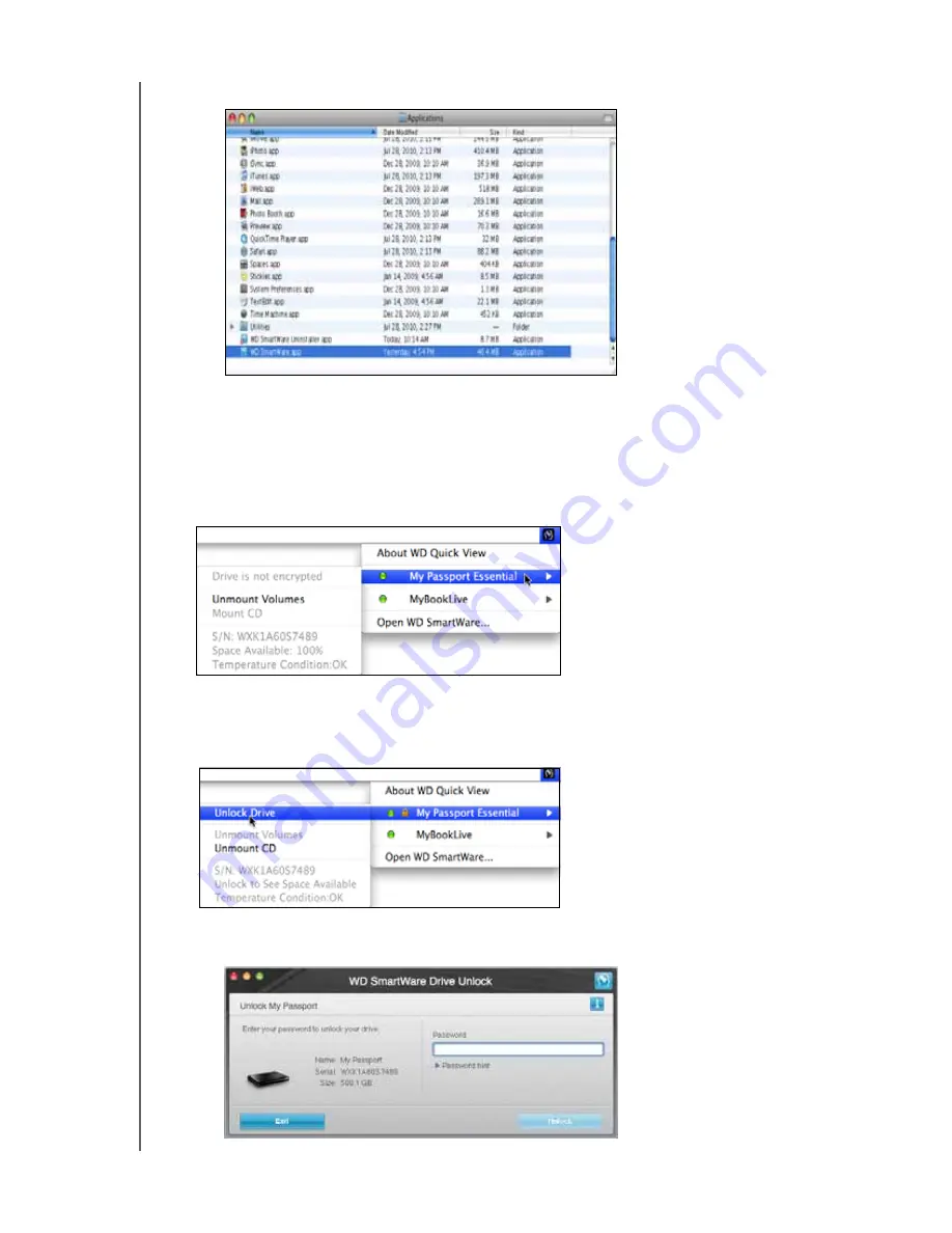 Western Digital My Passport Essential Скачать руководство пользователя страница 53