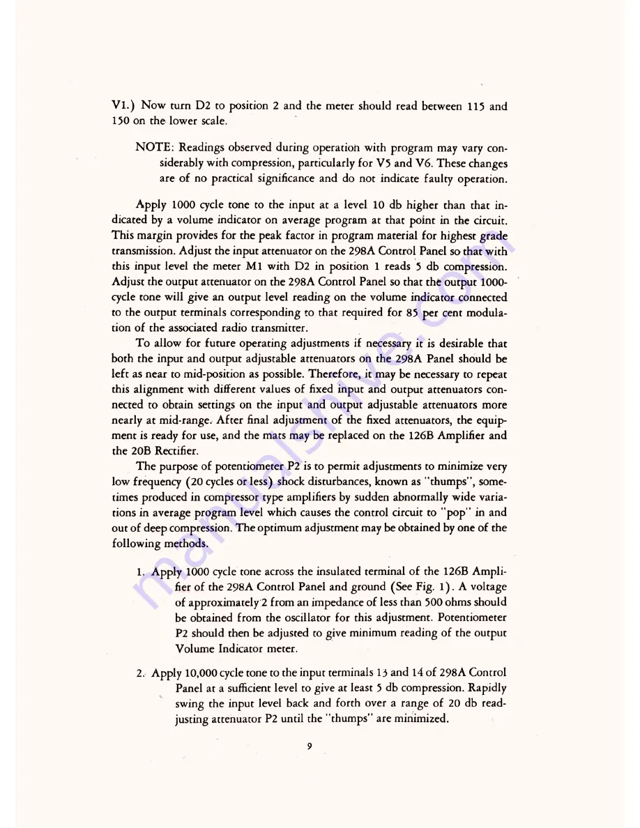 Western Electric 1126B Instruction Bulletin Download Page 8