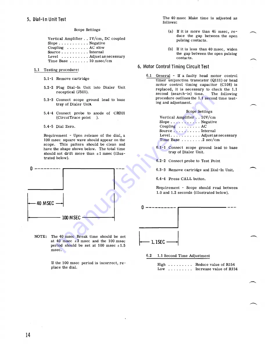 Western Electric MAGICALL KS-19594 Technical Troubleshhoting Aids Download Page 14