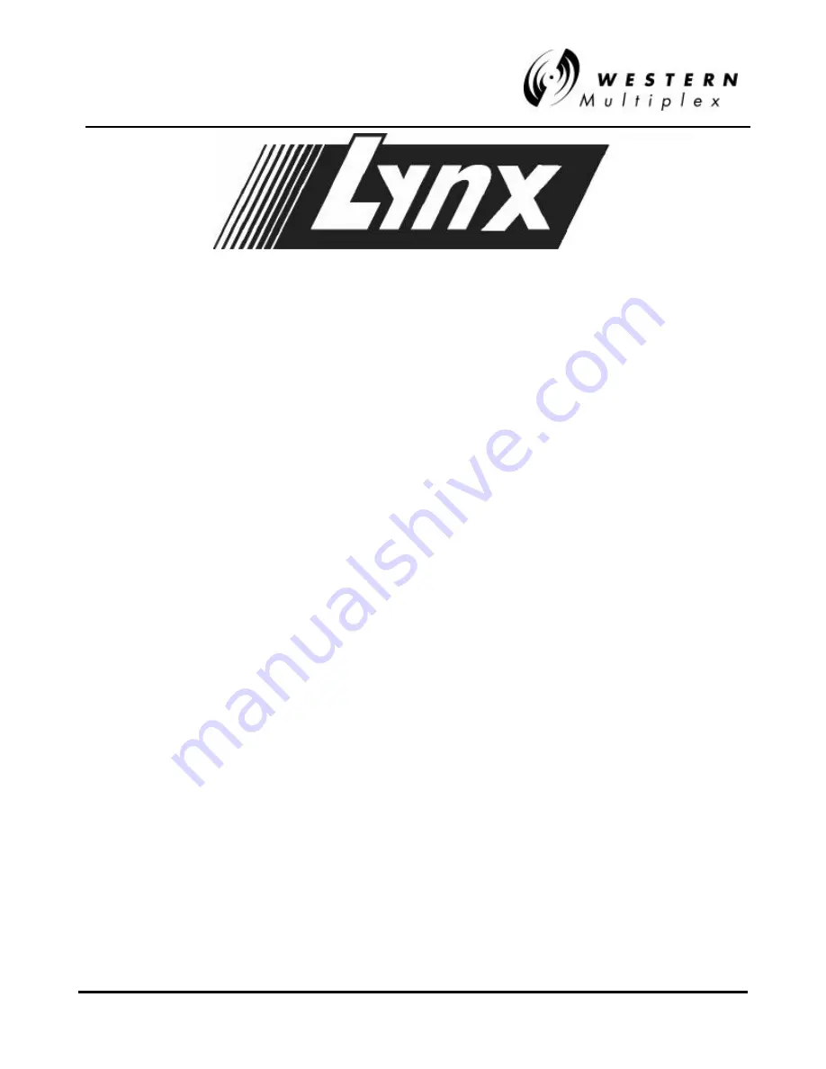 Western multiplex Lynx 1xE1 Installation And Maintenance Manual Download Page 3