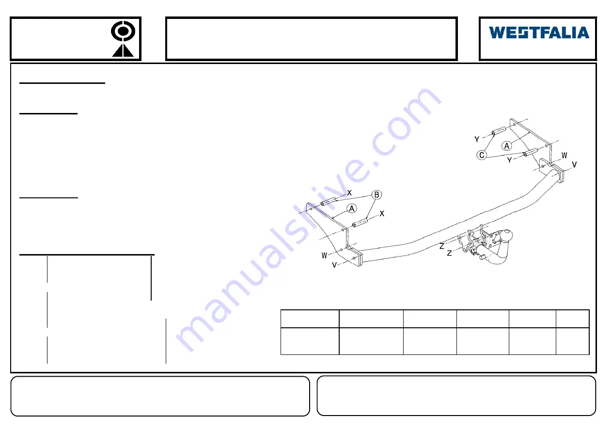 Westfalia 316284600001 Aassembly Instructions Download Page 7