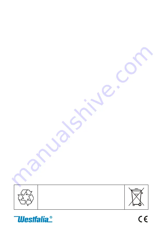 Westfalia 93 26 17 Original Instructions Manual Download Page 22