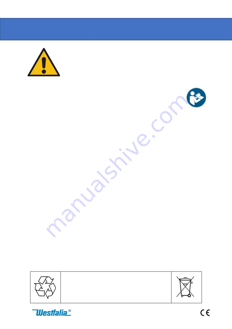 Westfalia 96 20 13 Original Instructions Manual Download Page 6