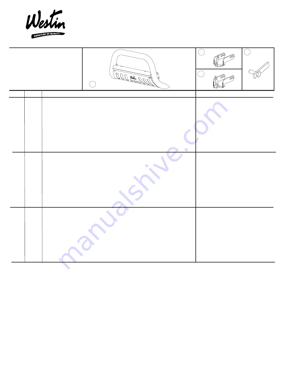 Westin 31-5270 Instructions Download Page 1