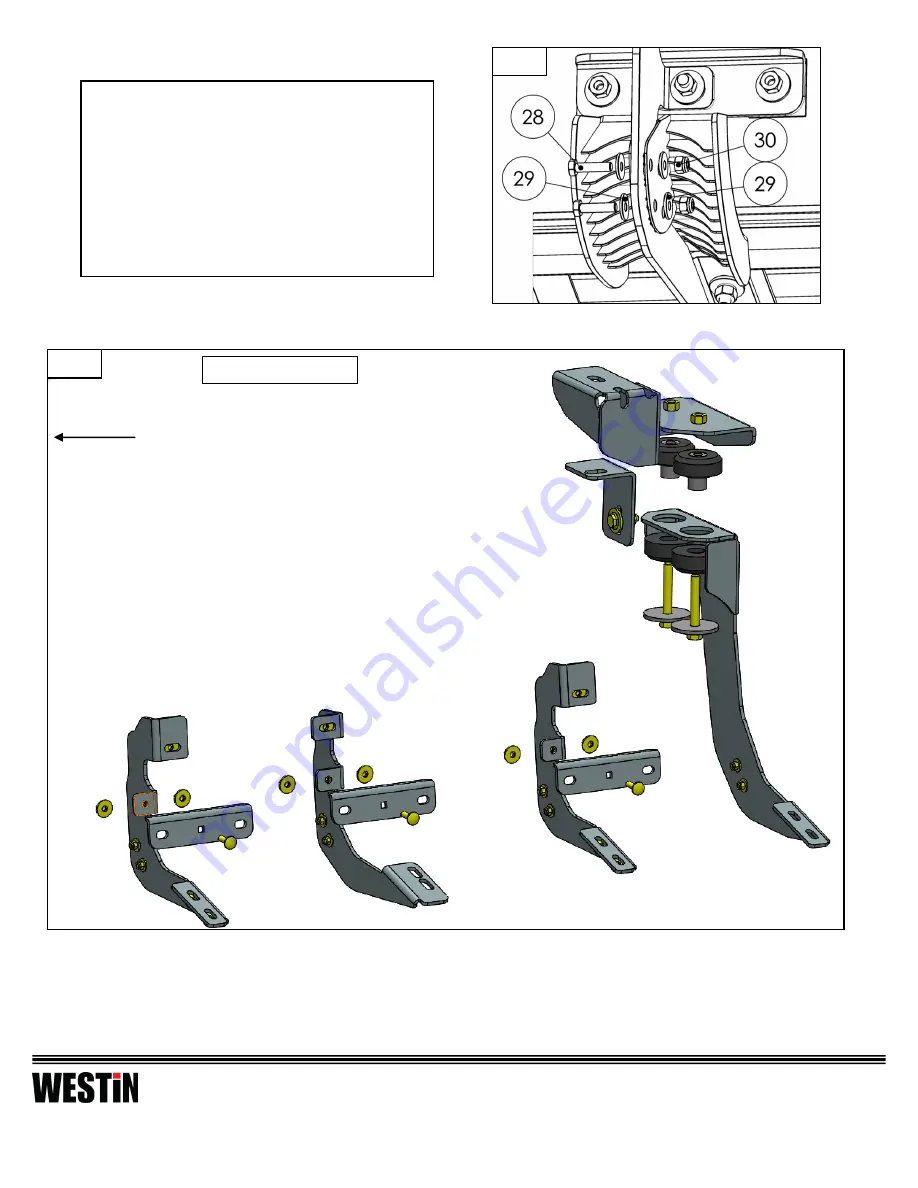 Westin R5 WHEEL TO WHEEL NERF STEP BARS Installation Instructions Manual Download Page 8