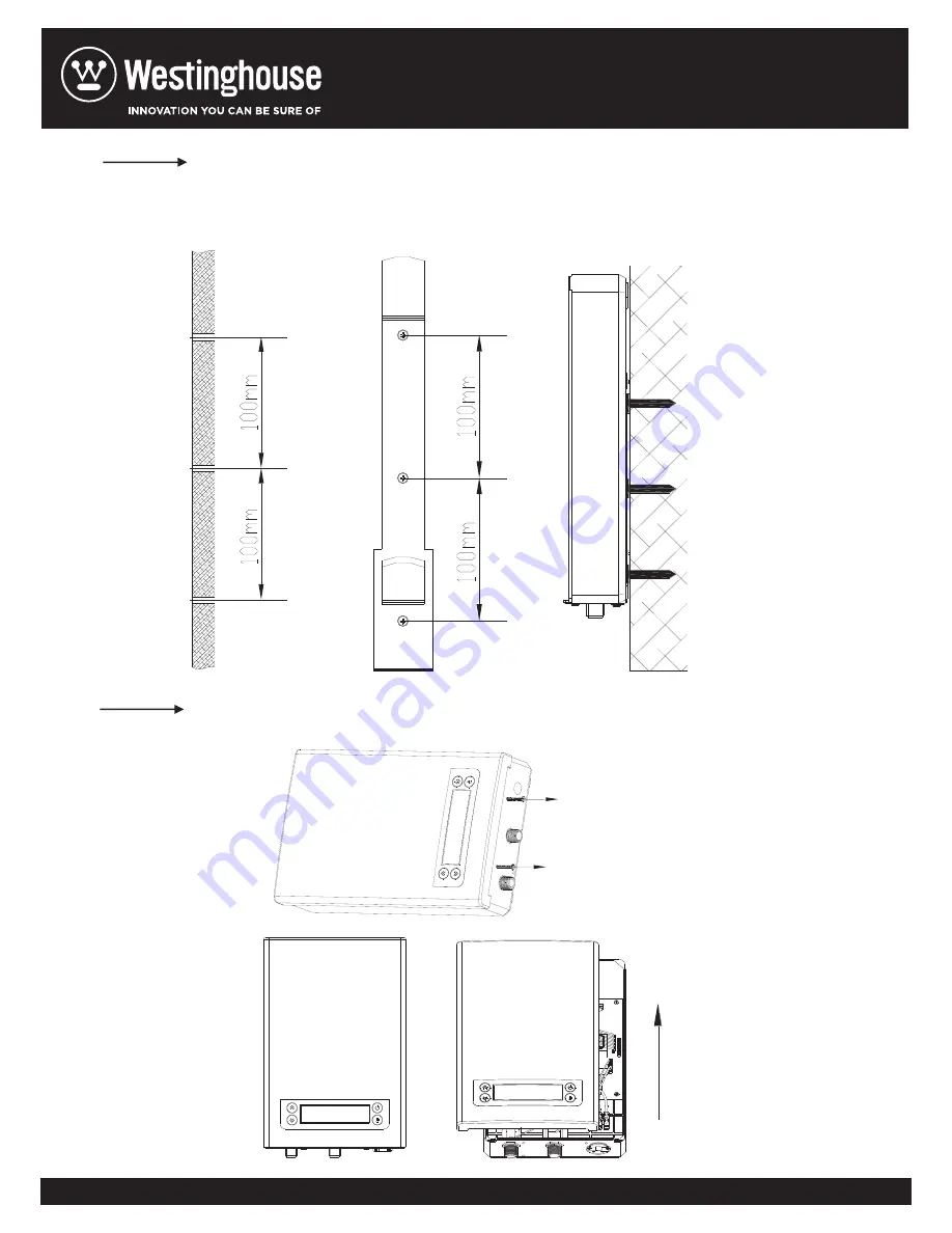 Westinghouse 625HT382E120 Instruction Manual Download Page 9