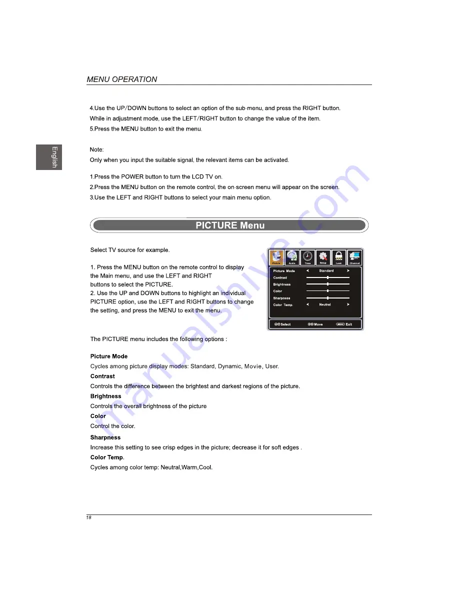 Westinghouse CW40T6DW User Manual Download Page 20