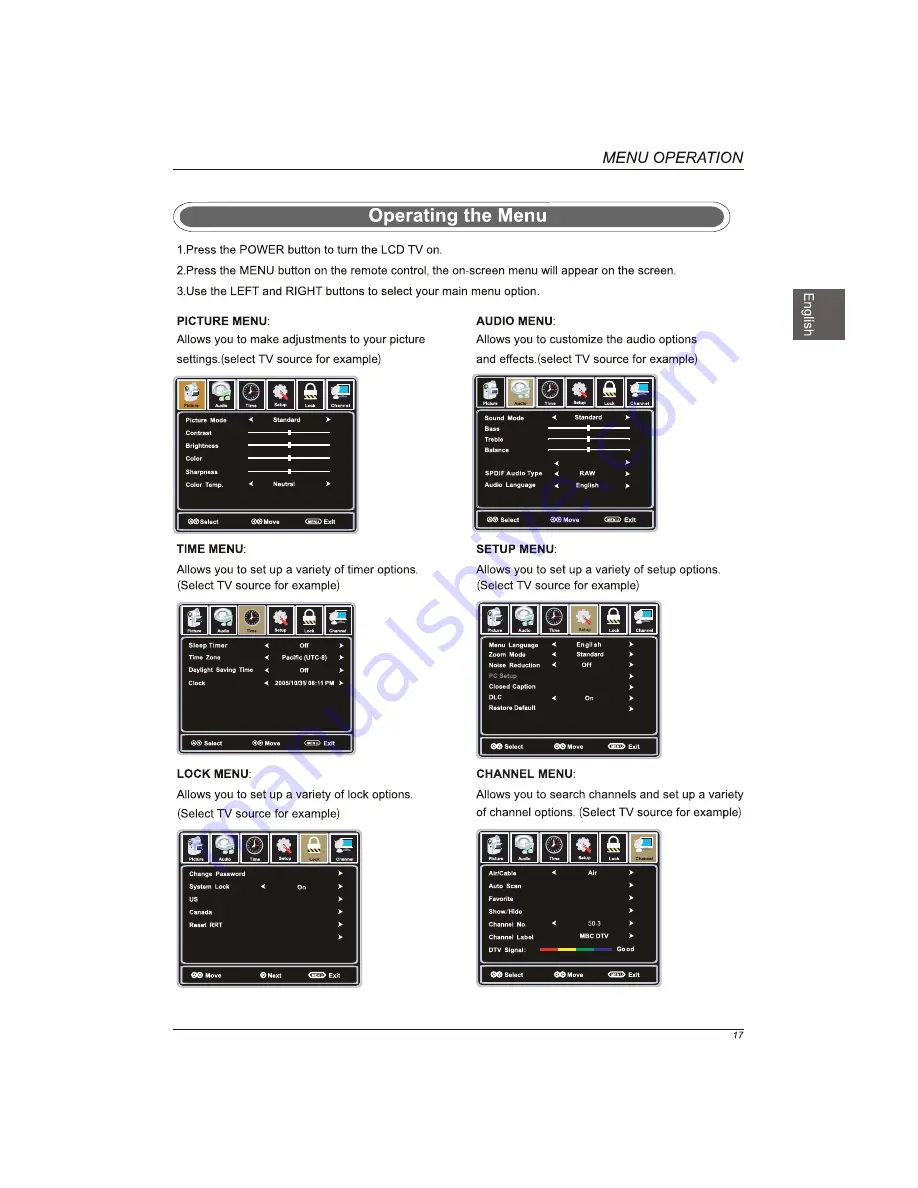 Westinghouse CW50T9YW User Manual Download Page 18