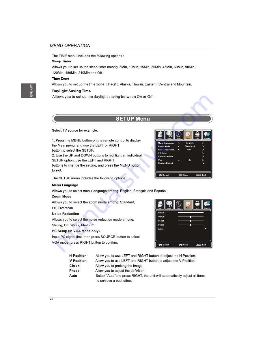 Westinghouse CW50T9YW User Manual Download Page 21