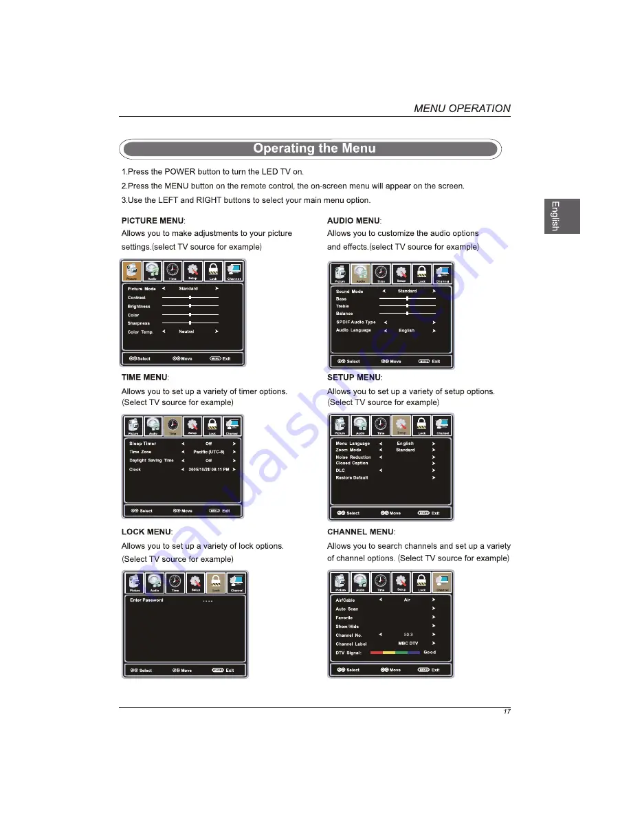 Westinghouse EU50F2G1 User Manual Download Page 18