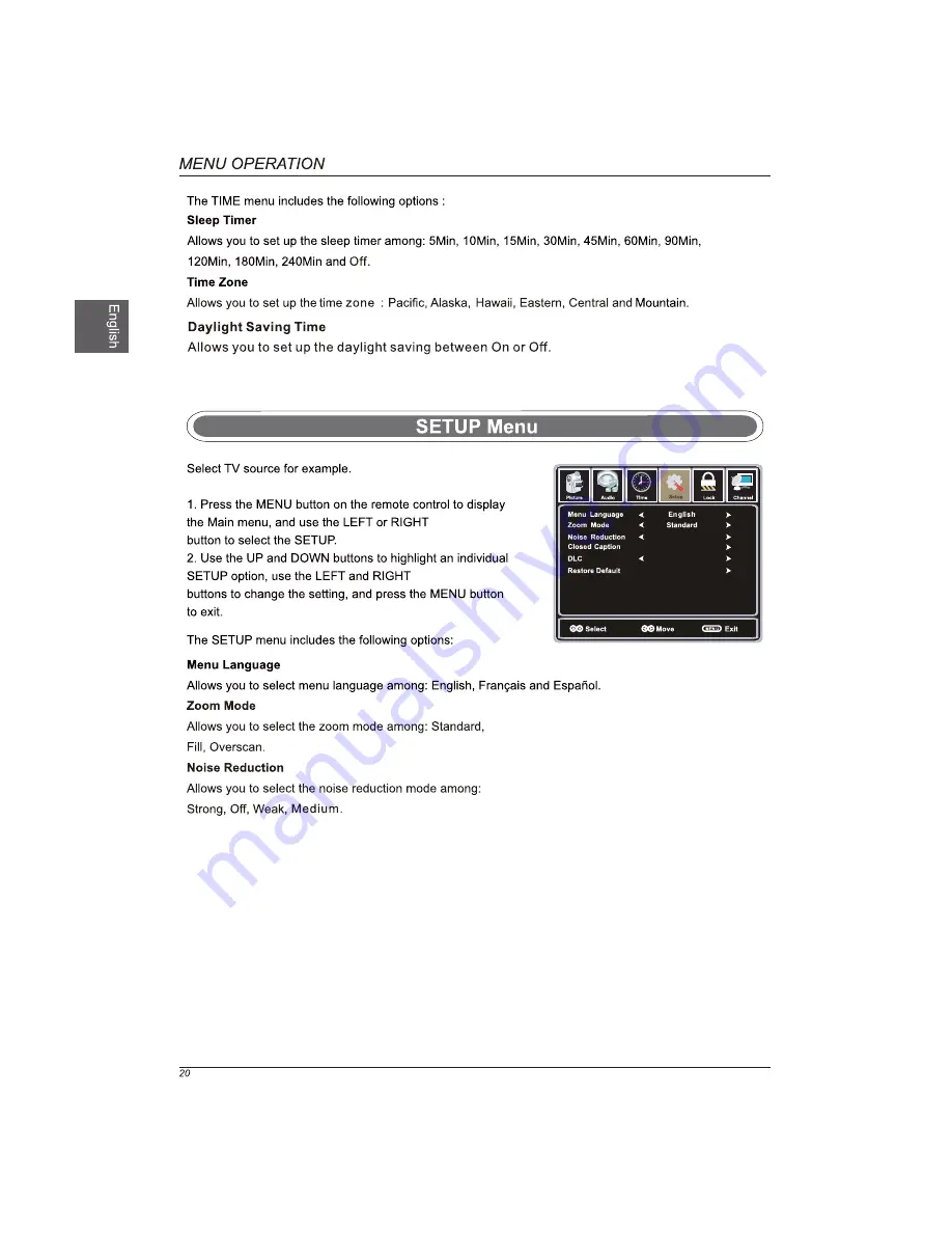 Westinghouse EU50F2G1 User Manual Download Page 21