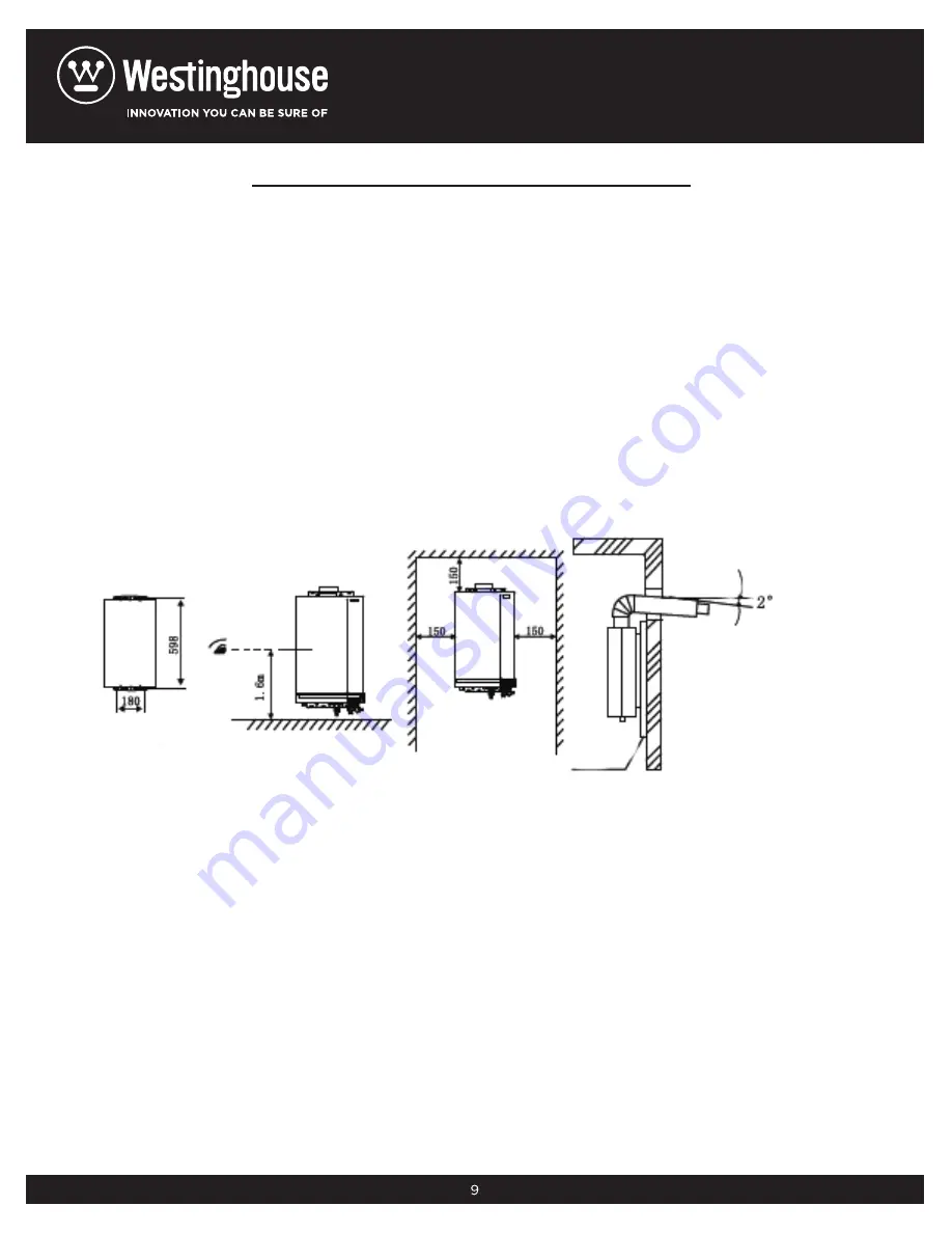 Westinghouse JSG16-8CD Instruction Manual Download Page 9