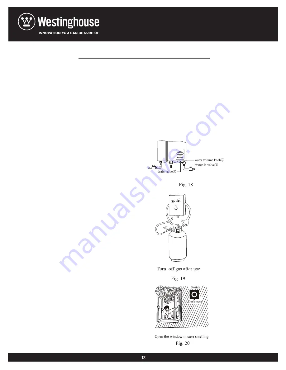 Westinghouse JSG16-8CD Скачать руководство пользователя страница 13