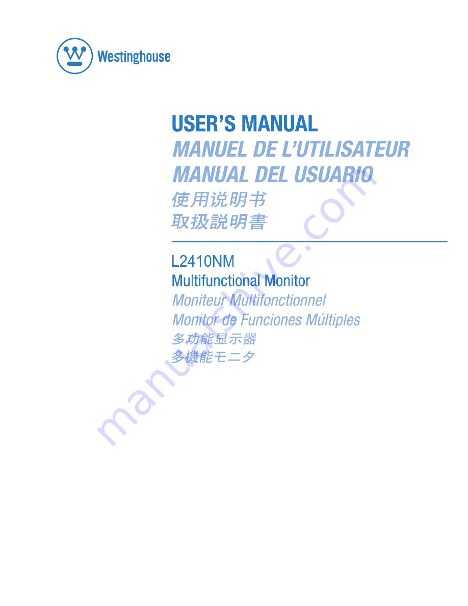 Westinghouse L2410NM - 24