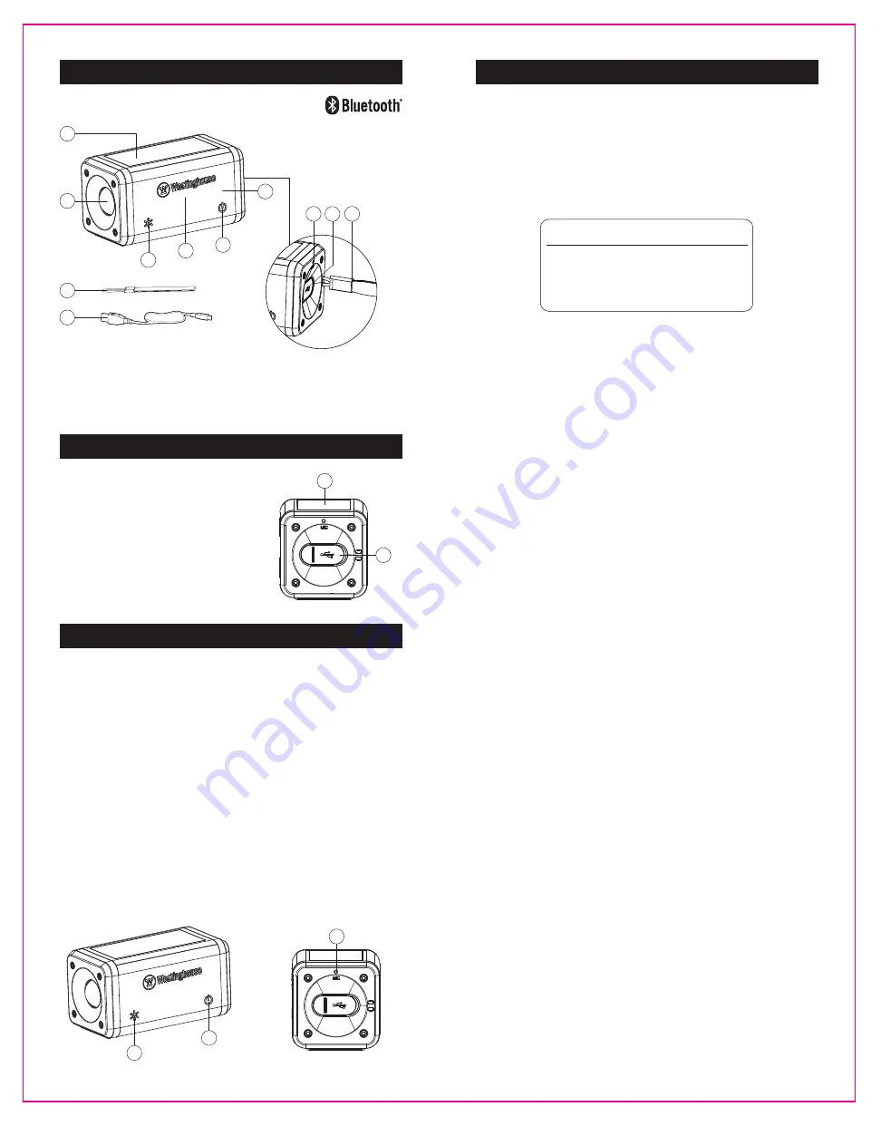 Westinghouse SR80SP01H-08 Скачать руководство пользователя страница 3