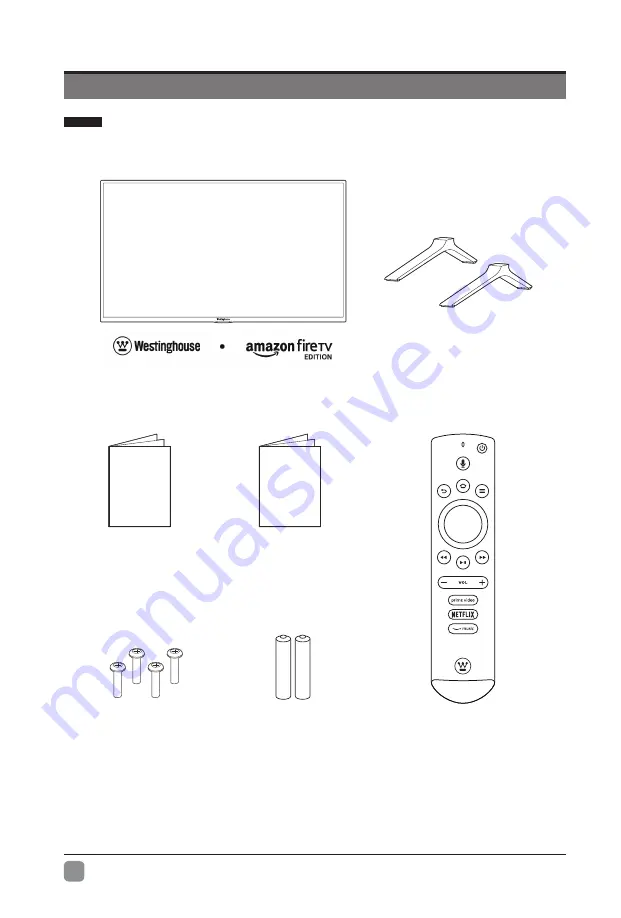 Westinghouse WA43UFA1001 User Manual Download Page 6