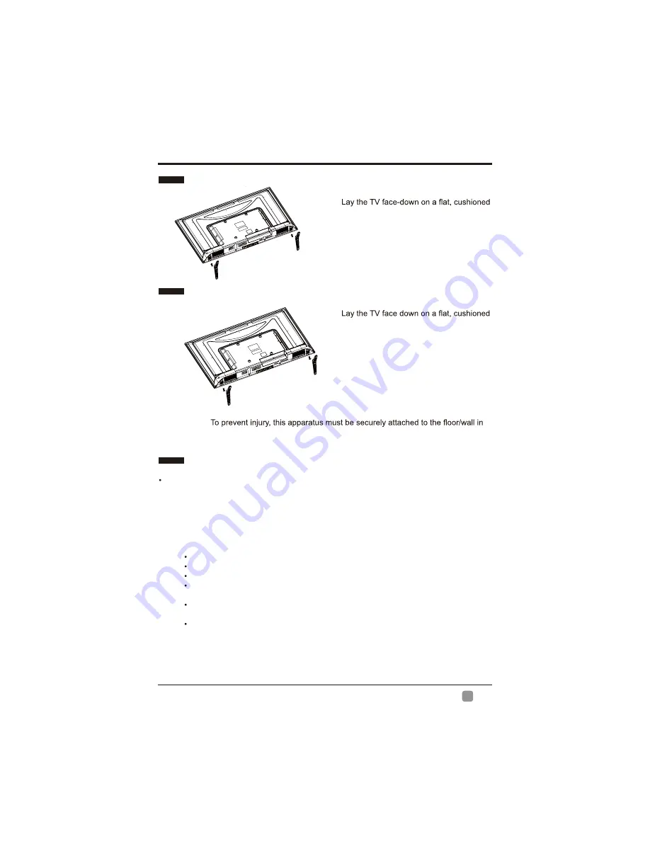 Westinghouse WD40FE2210 User Manual Download Page 7