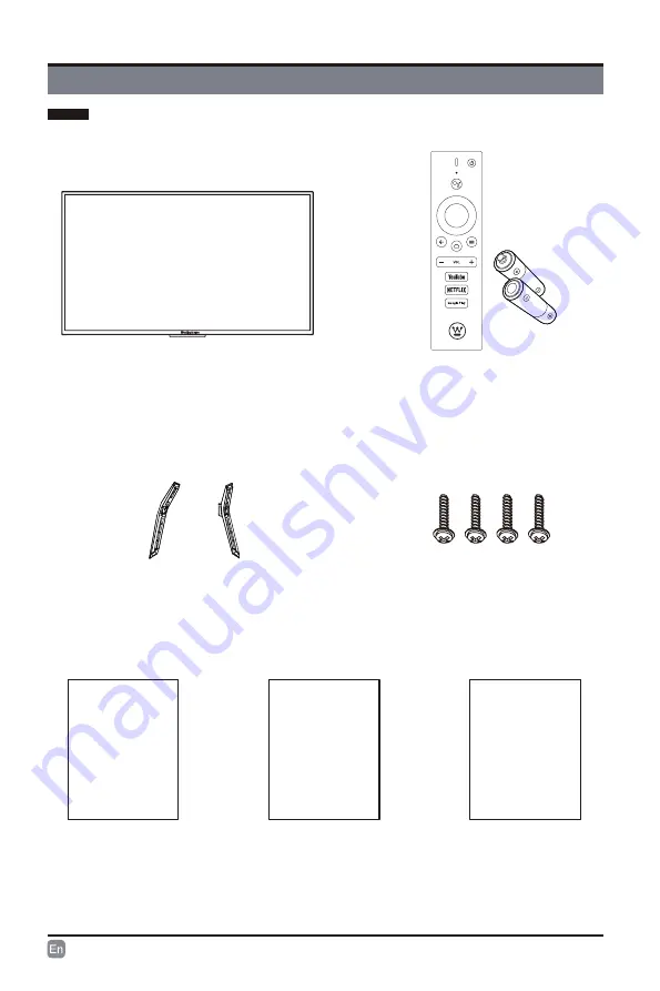 Westinghouse WE55UX4100 User Manual Download Page 5