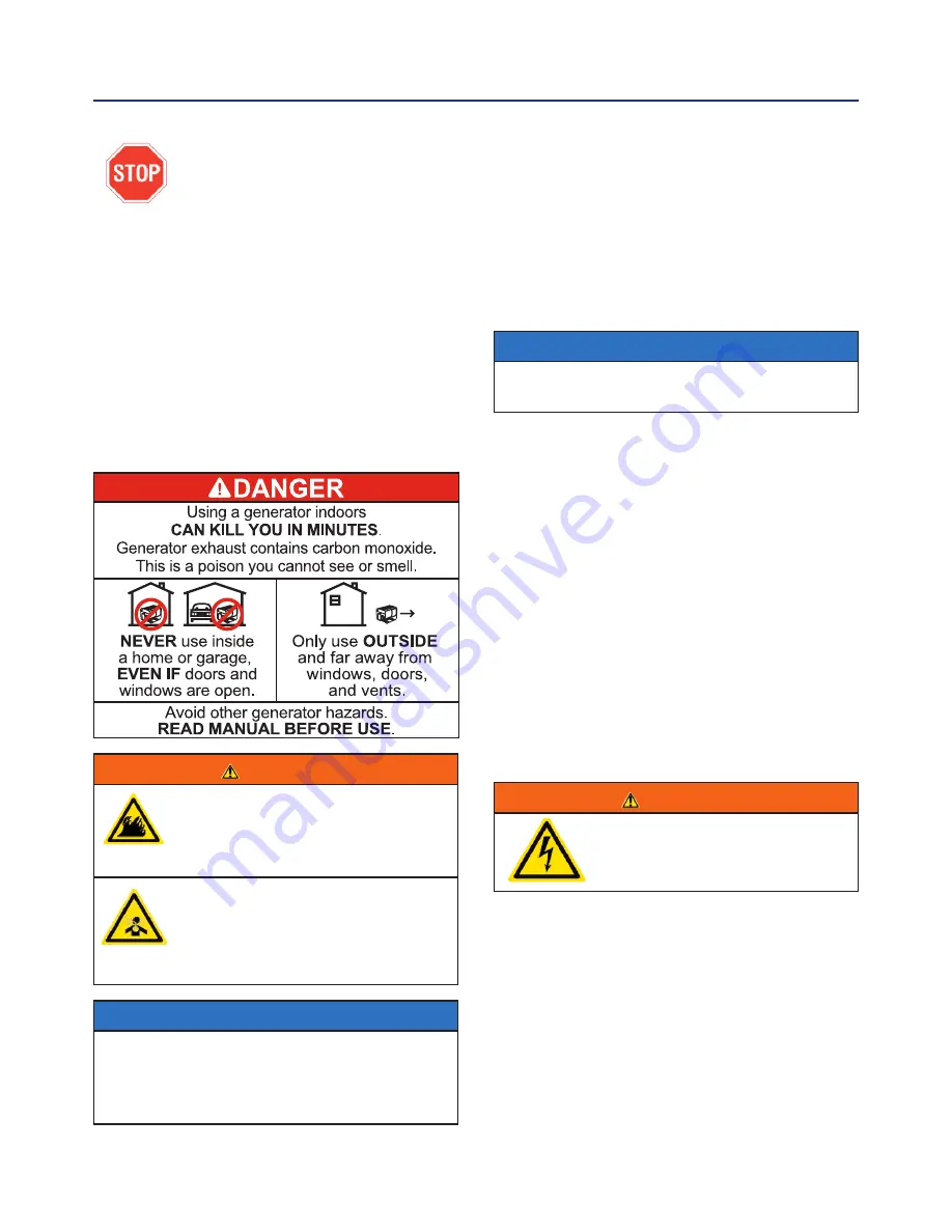 Westinghouse WGen3600DF User Manual Download Page 16