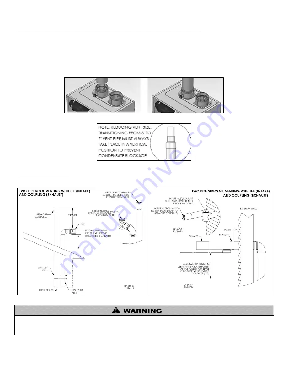 Westinghouse WGRTCLP199 Nstallation & Maintenance Manual Download Page 19