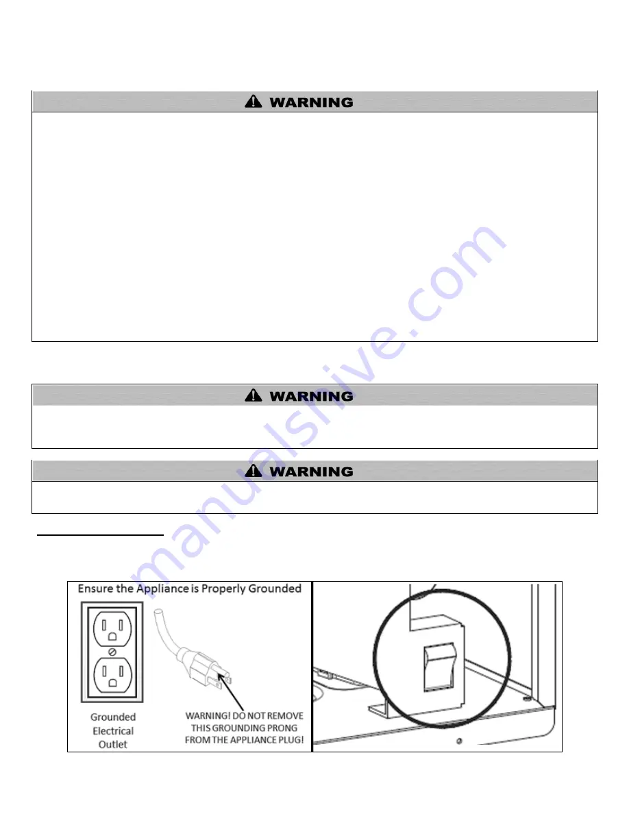 Westinghouse WGRTCLP199 Nstallation & Maintenance Manual Download Page 26