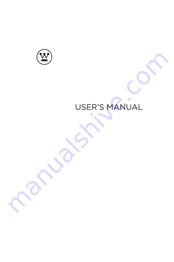 Westinghouse WH22FX9019 User Manual Download Page 1