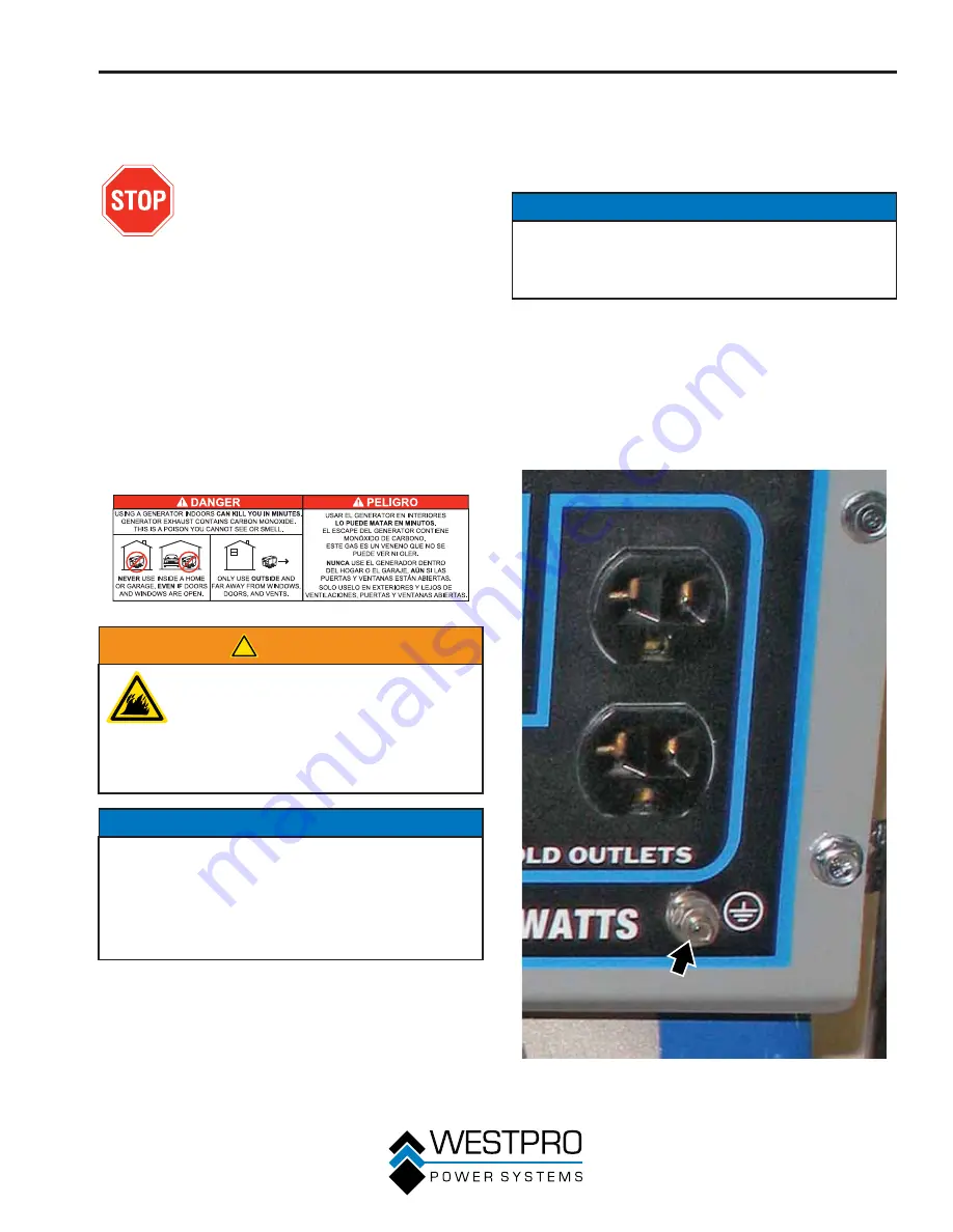 Westinghouse WH4500 Owner'S Manual Download Page 18